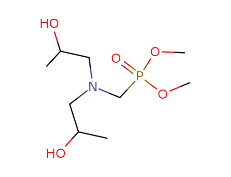 Molecular Structure of 38843-86-6 (dimethyl [[bis(2-hydroxypropyl)amino]methyl]phosphonate)