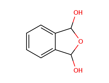 Molecular Structure of 158694-15-6 (1,3-Isobenzofurandiol,1,3-dihydro-(9CI))