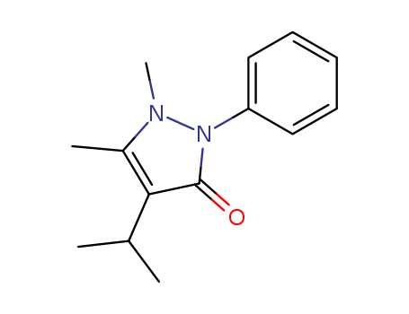 3H-Pyrazol-3-one,1,2-dihydro-1,5-dimethyl-4-(1-methylethyl)-2-phenyl-