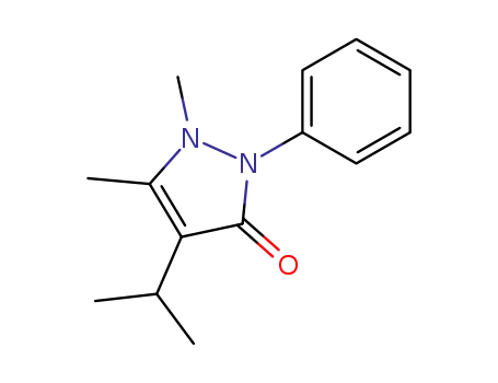 Molecular Structure of 479-92-5 (Propyphenazone)