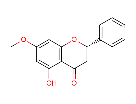 4H-1-Benzopyran-4-one,2,3-dihydro-5-hydroxy-7-methoxy-2-phenyl-, (2S)-