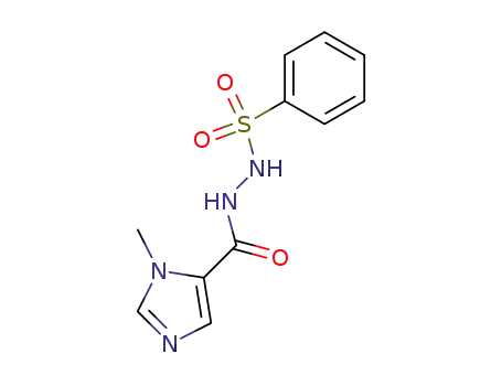 3-methyl-3<i>H</i>-imidazole-4-carboxylic acid <i>N</i>'-benzenesulfonyl-hydrazide