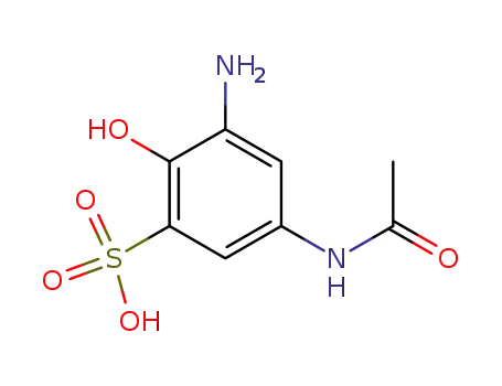 3-アミノ-5-アセトアミド-2-ヒドロキシベンゼン-1-スルホン酸