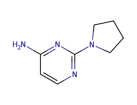 4-Pyrimidinamine,2-(1-pyrrolidinyl)-