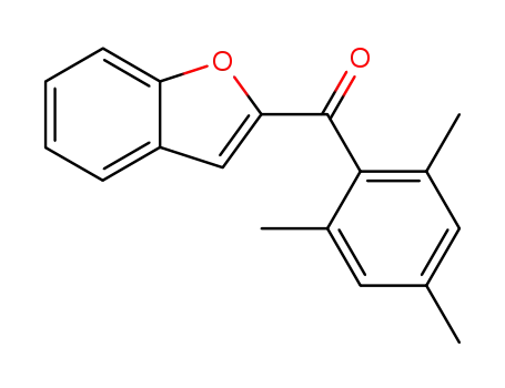 Molecular Structure of 859970-12-0 (benzofuran-2-yl-mesityl ketone)
