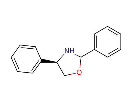 Molecular Structure of 249920-08-9 (Oxazolidine, 2,4-diphenyl-, (4R)-)