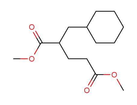 Molecular Structure of 124481-70-5 (Pentanedioic acid, 2-(cyclohexylmethyl)-, dimethyl ester)