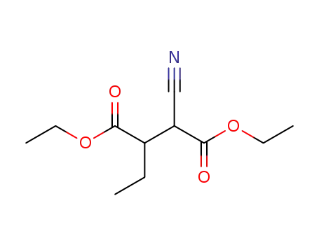 Molecular Structure of 18017-40-8 (2-ethyl-3-cyano-succinic acid diethyl ester)