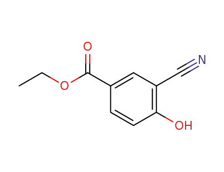 Molecular Structure of 34133-59-0 (ETHYL 3-CYANO-4-HYDROXYBENZOATE)