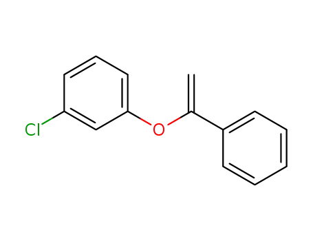 Molecular Structure of 138372-93-7 (Benzene, 1-chloro-3-[(1-phenylethenyl)oxy]-)