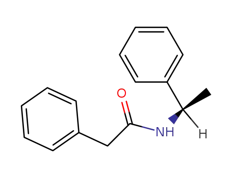 Molecular Structure of 17537-42-7 (Benzeneacetamide, N-(1-phenylethyl)-)
