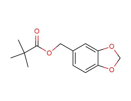 Molecular Structure of 6471-96-1 (1,3-benzodioxol-5-ylmethyl pivalate)