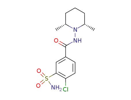 Molecular Structure of 636-54-4 (Clopamide)