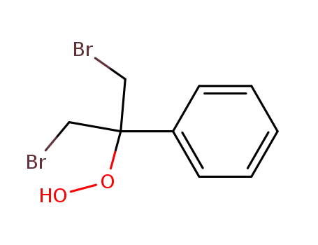 2-bromo-1-(bromomethyl)-1-phenylethyl hydroperoxide