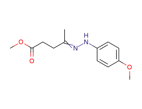 4-(4-methoxy-phenylhydrazono)-valeric acid methyl ester