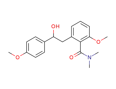 2-[2-Hydroxy-2-(4-methoxy-phenyl)-ethyl]-6-methoxy-N,N-dimethyl-benzamide