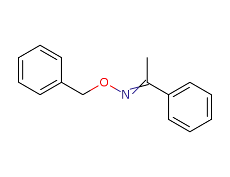 Molecular Structure of 28570-76-5 (ethanone-1-phenyl-O-(phenylmethyl)oxime)
