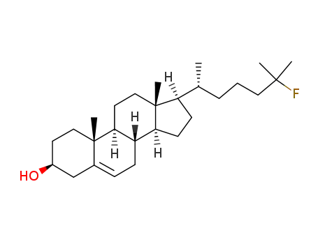 Molecular Structure of 64164-45-0 (25-fluorocholesterol)
