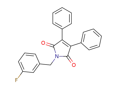 1-(3-fluorobenzyl)-3,4-diphenyl-1H-pyrrole-2,5-dione