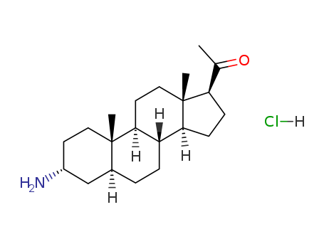 5a-Pregnan-20-one,3a-amino-, hydrochloride (6CI,7CI,8CI) cas  2135-37-7
