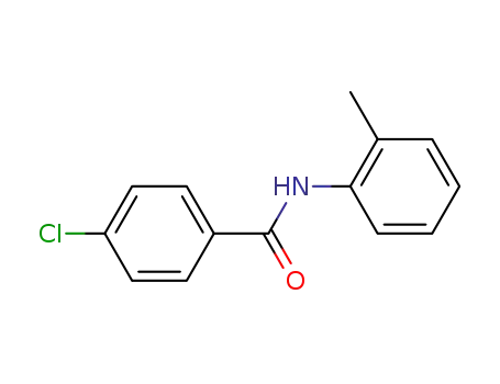 Molecular Structure of 2447-94-1 (Benzamide, 4-chloro-N-(2-methylphenyl)-)