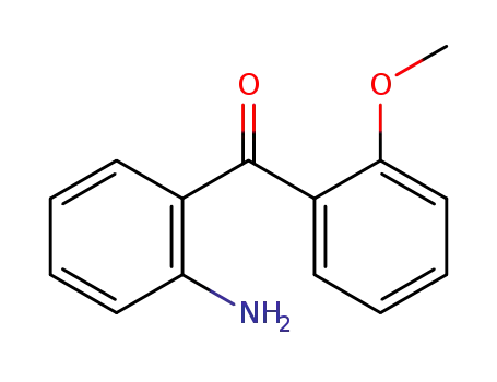 Molecular Structure of 1424-76-6 (Methanone, (2-aminophenyl)(2-methoxyphenyl)-)