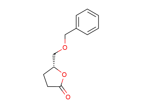 Molecular Structure of 77697-15-5 (2(3H)-Furanone, dihydro-5-[(phenylmethoxy)methyl]-, (R)-)