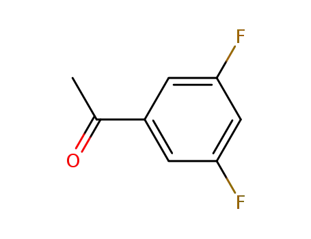 Molecular Structure of 123577-99-1 (3',5'-Difluoroacetophenone)
