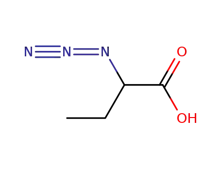 Molecular Structure of 7332-03-8 (2-Azidobutanoic acid)
