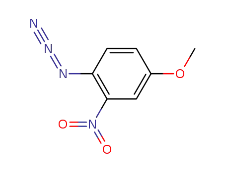 Molecular Structure of 10336-13-7 (1-azido-4-methoxy-2-nitrobenzene)