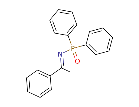 Molecular Structure of 82944-84-1 ((E)-P,P-diphenyl-N-(1-phenylethylidene)phosphinic aMide)