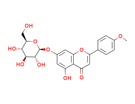 Tilianin; ACACETIN-7-GLUCOSIDE