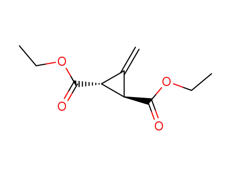 Molecular Structure of 55638-55-6 (3-Methylene-1,2-cyclopropanedicarboxylic acid diethyl ester)