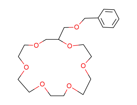 Molecular Structure of 76377-04-3 (1,4,7,10,13,16-Hexaoxacyclooctadecane, 2-[(phenylmethoxy)methyl]-)