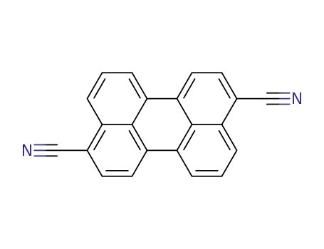 Molecular Structure of 103147-46-2 (3,9-Perylenedicarbonitrile)