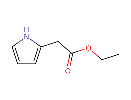 Molecular Structure of 4778-25-0 (ethyl 1H-pyrrol-2-ylacetate)