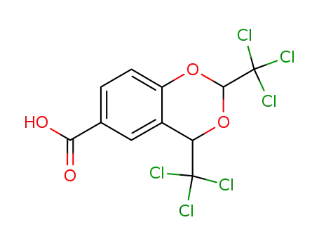 2,4-bis(trichloromethyl)-benzo(1,3)dioxin-6-carboxylic acid