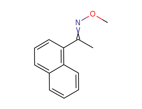 Molecular Structure of 54279-03-7 (methyl 1-naphthyl ketone O-methyloxime)