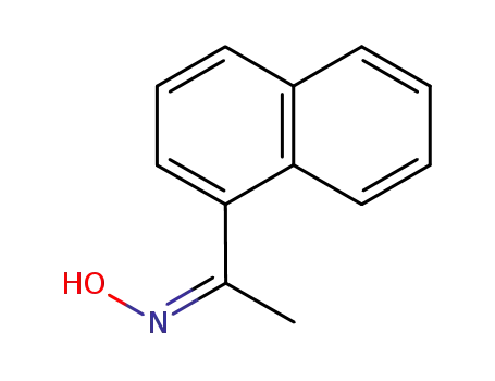 Molecular Structure of 100485-59-4 ((Z)-1-(naphthalen-1-yl)ethanone oxime)