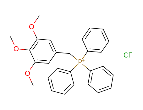 Molecular Structure of 108683-61-0 (Triphenyl-[(3,4,5-trimethoxyphenyl)-methyl]-phosphonium chloride)