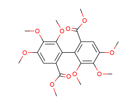 [1,1'-Biphenyl]-2,2'-dicarboxylic acid, 4,4',5,5',6,6'-hexamethoxy-, dimethyl ester