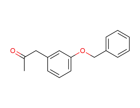 Molecular Structure of 62932-75-6 (2-Propanone, 1-[3-(phenylmethoxy)phenyl]-)