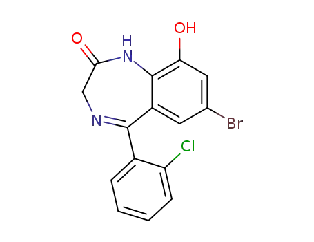 7-Bromo-5-(2-chloro-phenyl)-9-hydroxy-1,3-dihydro-benzo[e][1,4]diazepin-2-one