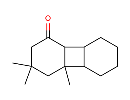 5,5,7-Trimethyltricyclo(6.4.0.02,7)dodecan-3-one