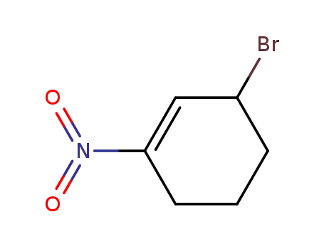 Molecular Structure of 68216-55-7 (3-bromo-1-nitrocyclohex-1-ene)