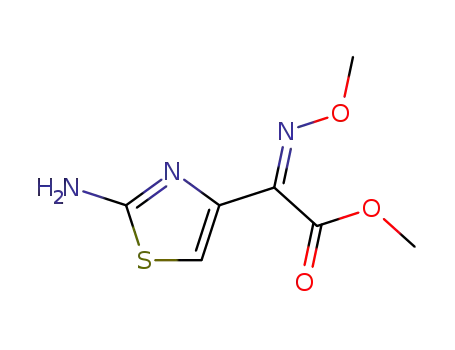 Molecular Structure of 65243-09-6 (methyl (Z)-2-amino-alpha-(methoxyimino)thiazol-4-acetate)
