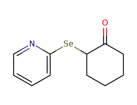 Molecular Structure of 82998-12-7 (Cyclohexanone, 2-(2-pyridinylseleno)-)