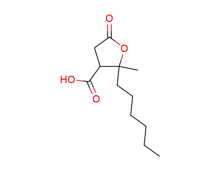 2-hexyl-2-methyl-5-oxo-tetrahydro-furan-3-carboxylic acid