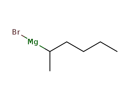 Molecular Structure of 13406-07-0 ((1-Methylpentyl)magnesium bromide)