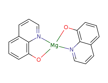 Molecular Structure of 67952-28-7 (bis(quinolin-8-olato-N,O)magnesium)